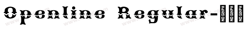 Openline Regular字体转换
